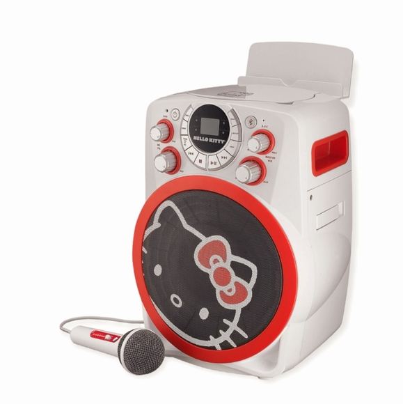 eKids Portable Audio & Video Hello Kitty Bluetooth Cdg Karaoke With